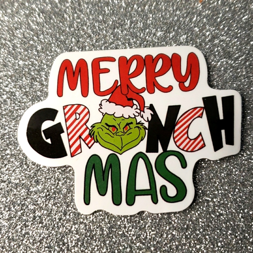GRINCH CHRISTMAS Waterproof sticker DR. SEUSS